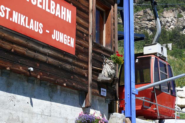 Luftseilbahn Jungen - St. Niklaus - 2007-08-01