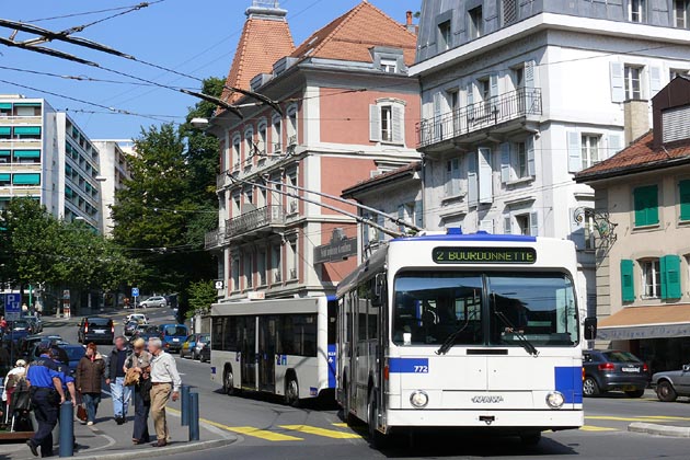 TL Lausanne Avenue d'Ouchy / Place de la Navigation - 2008-09-20