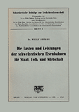 Umschlag / Cover / Couvre-livre
